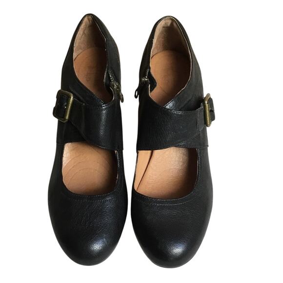 Clarks Indigo Town Club Mary Jane Heels Black size 9.5 - Picture 3 of 7